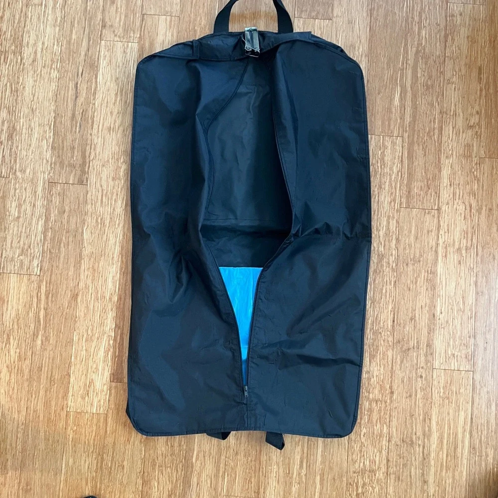 WallyBags Garment Bag Premium 36 Inch Travel Suit Carrier Black Business Luggage